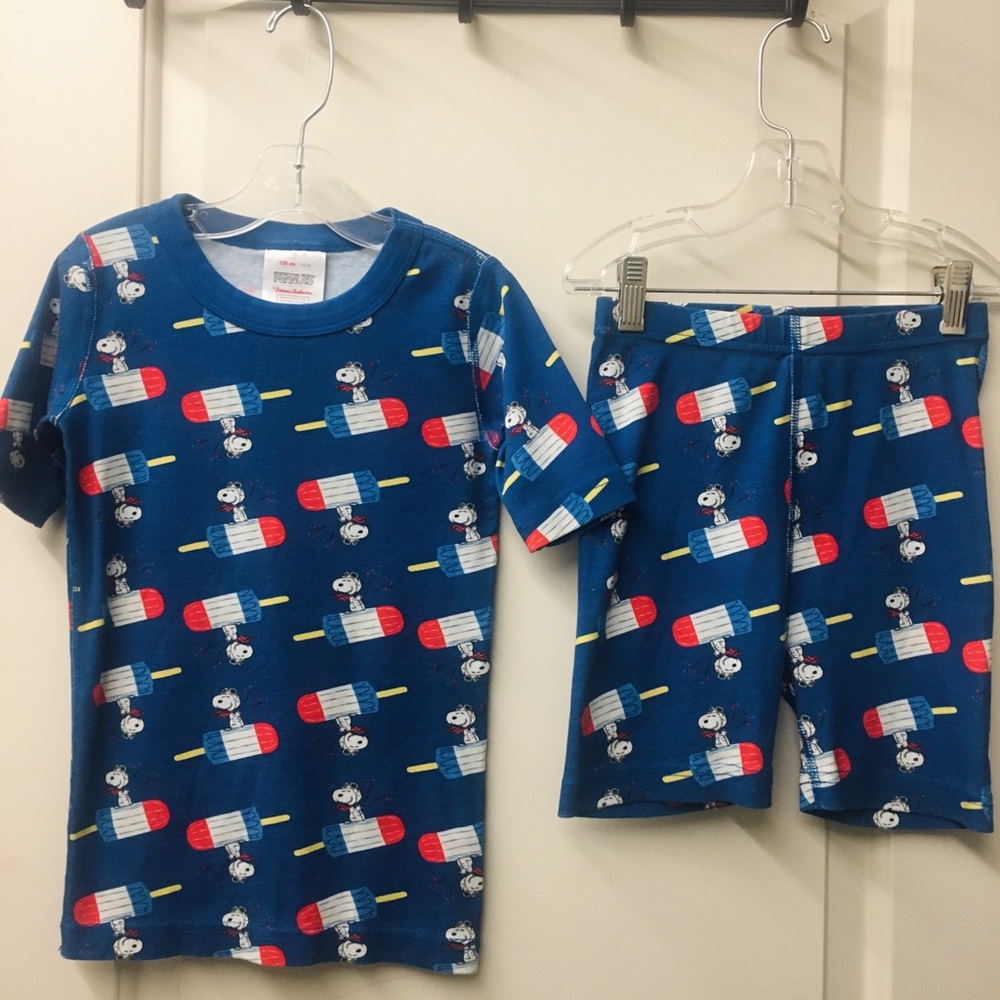 Hanna Andersson Peanuts Snoopy Short PJs